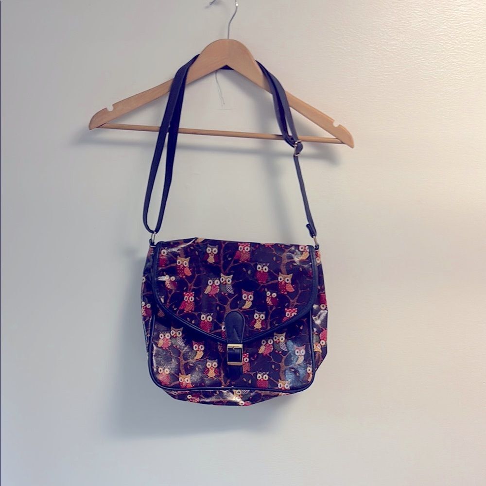 Anthology Whimsical Owl Crossbody Bag - Multicolor